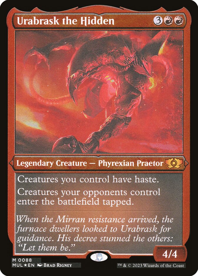 Urabrask the Hidden - Foil-Etched