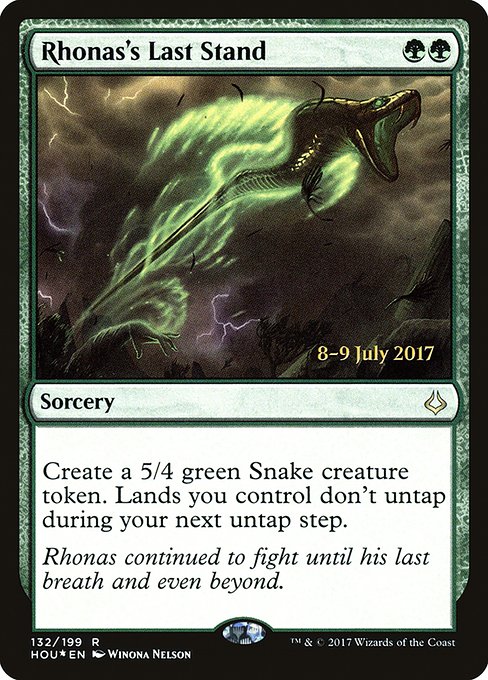 Rhonas's Last Stand - Foil - Prerelease Promo