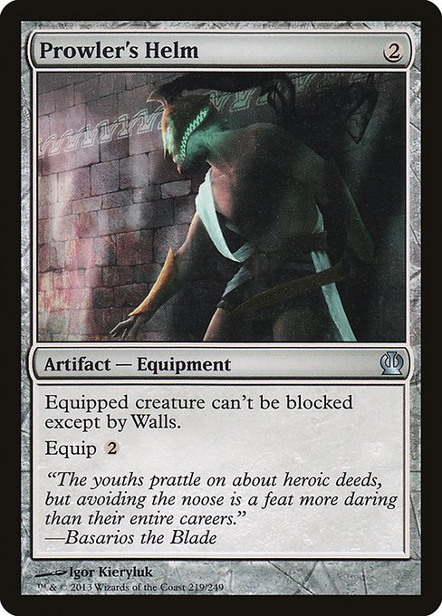 Prowler's Helm - Foil