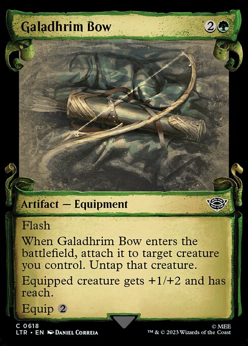 Galadhrim Bow - Silver Foil