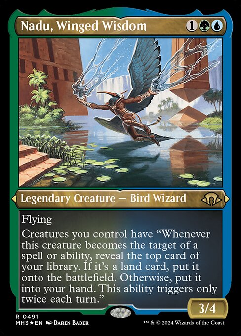 Nadu, Winged Wisdom - Foil-Etched