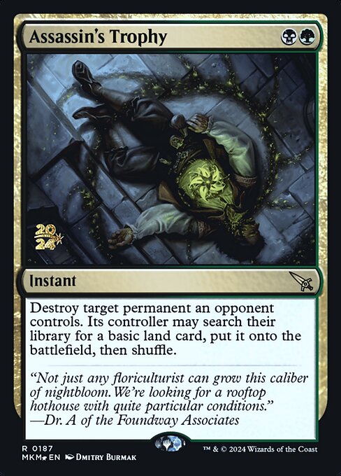 Assassin's Trophy - Foil - Prerelease Promo