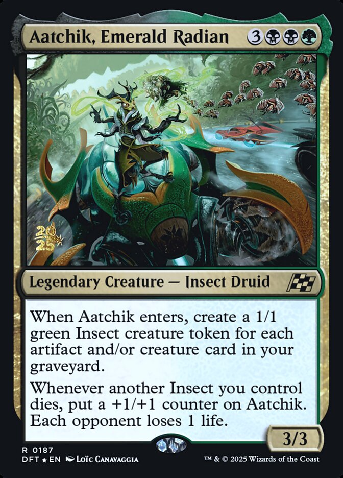 Aatchik, Emerald Radian - Foil - Prerelease Promo