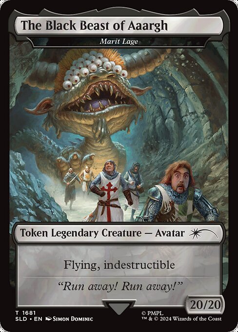 Marit Lage Token (The Black Beast of Aaargh)