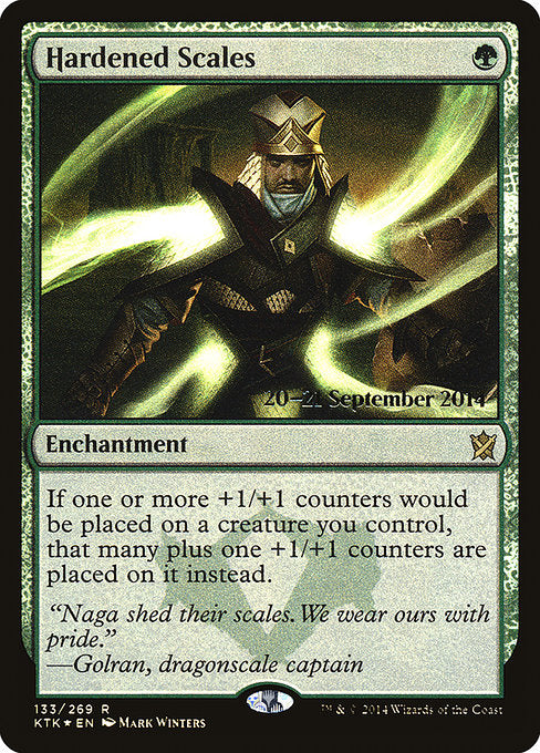 Hardened Scales - Foil - Prerelease Promo