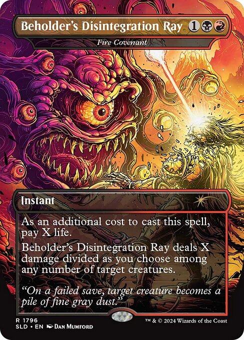 Fire Covenant (Beholder's Disintegration Ray) - Foil