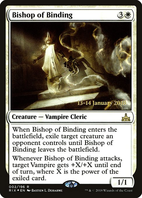 Bishop of Binding - Foil - Prerelease Promo