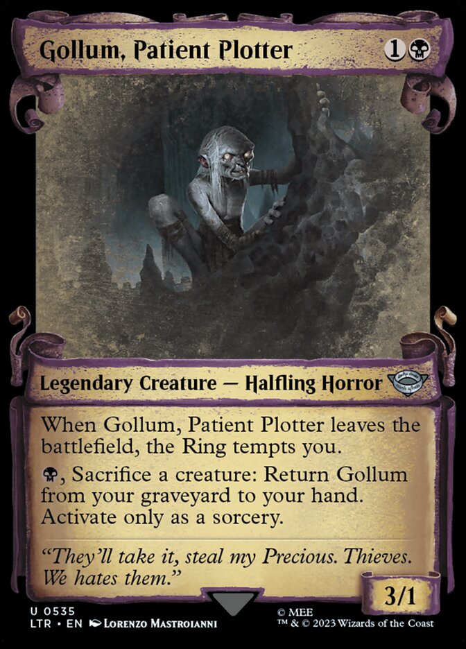 Gollum, Patient Plotter - Silver Foil