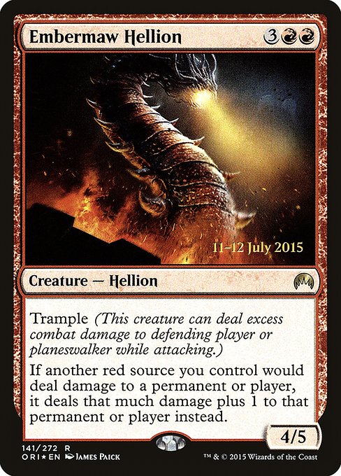 Embermaw Hellion - Foil - Prerelease Promo