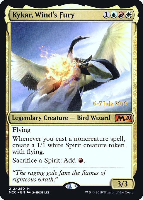 Kykar, Wind's Fury - Foil - Prerelease Promo