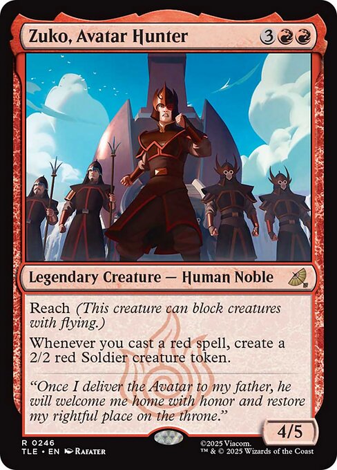 Zuko, Avatar Hunter - Foil