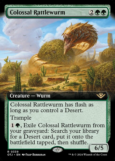 Colossal Rattlewurm - Foil