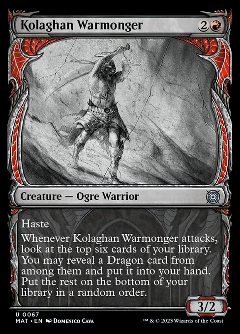 Kolaghan Warmonger - Foil