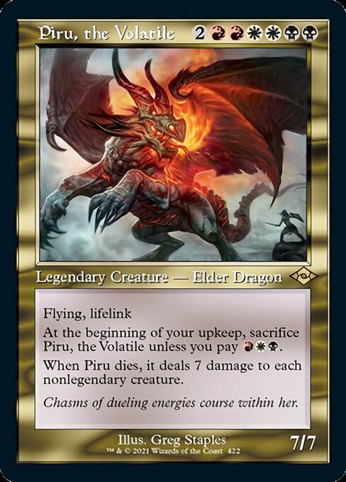 Piru, the Volatile - Foil