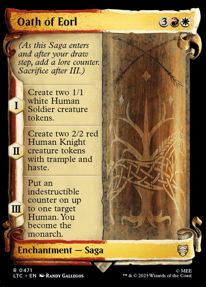 Oath of Eorl - Silver Foil