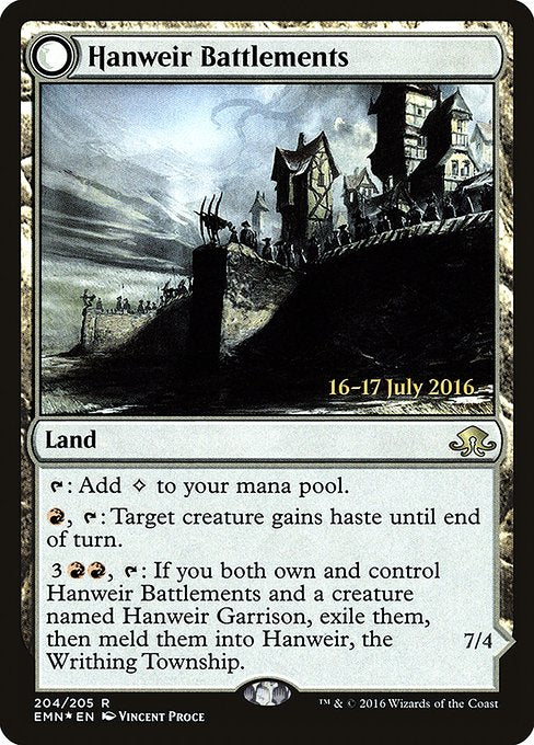 Hanweir Battlements - Foil - Prerelease Promo
