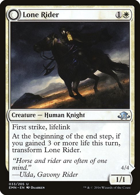 Lone Rider - Foil