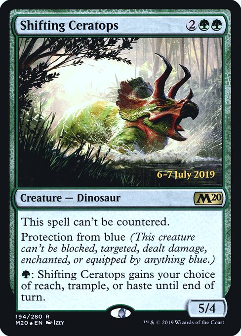 Shifting Ceratops - Foil - Prerelease Promo