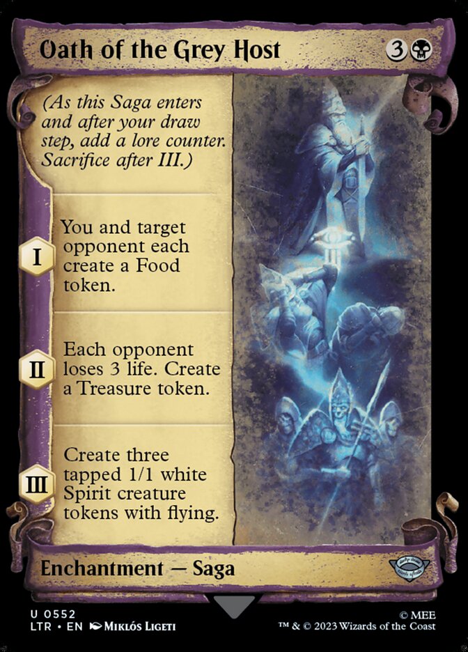Oath of the Grey Host - Silver Foil