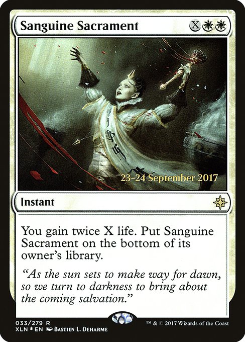 Sanguine Sacrament - Foil - Prerelease Promo