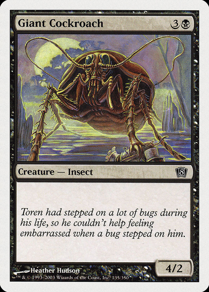 Giant Cockroach - Foil