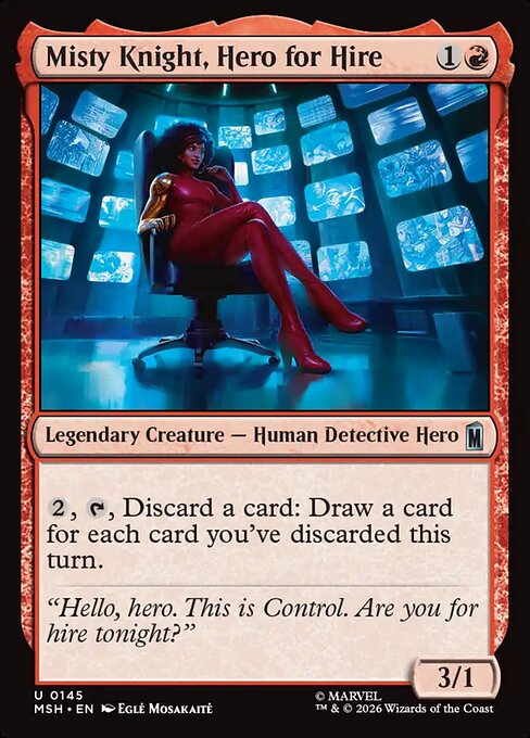 Misty Knight, Hero for Hire - Foil