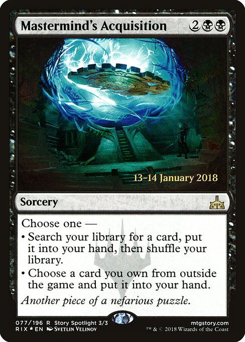 Mastermind's Acquisition - Foil - Prerelease Promo