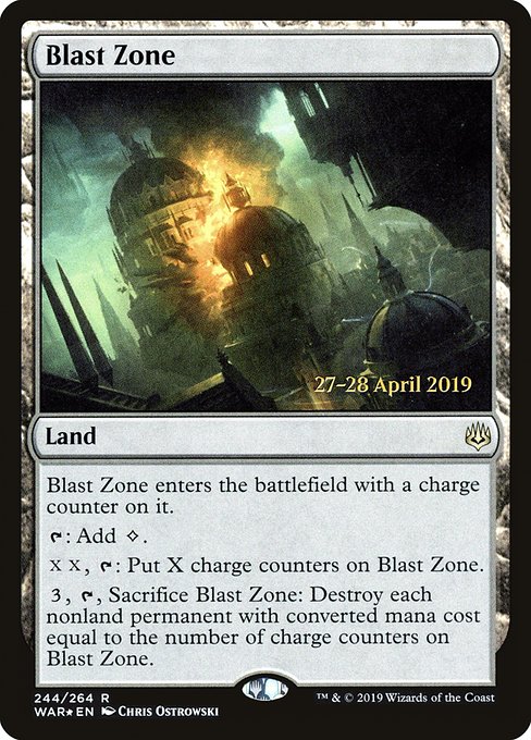 Blast Zone - Foil - Prerelease Promo