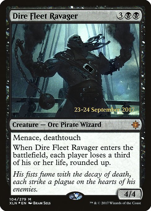Dire Fleet Ravager - Foil - Prerelease Promo