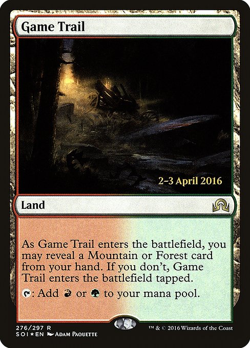 Game Trail - Foil - Prerelease Promo