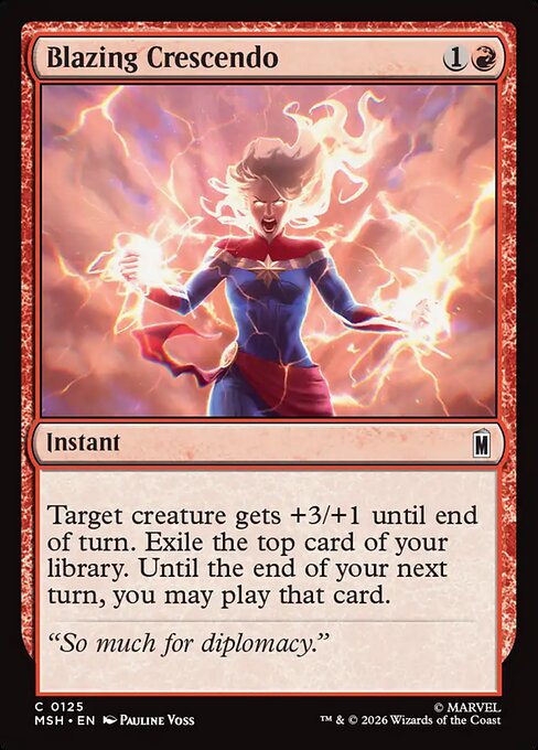 Blazing Crescendo - Foil