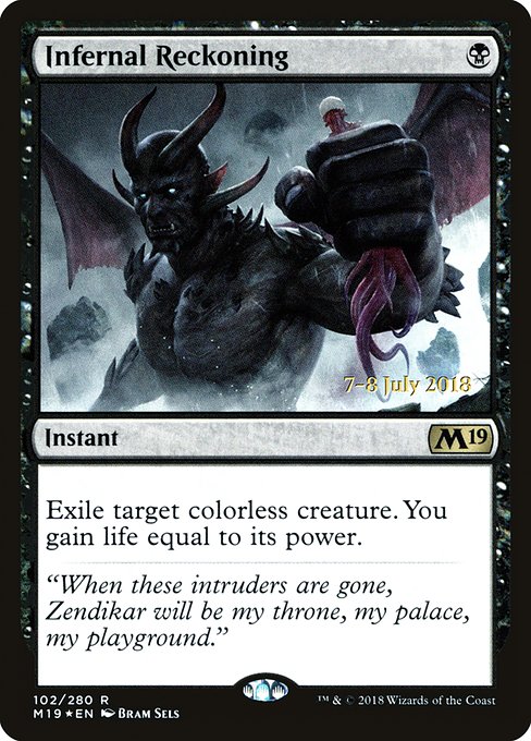 Infernal Reckoning - Foil - Prerelease Promo
