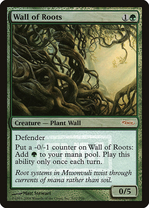 Wall of Roots - Foil - FNM Promo