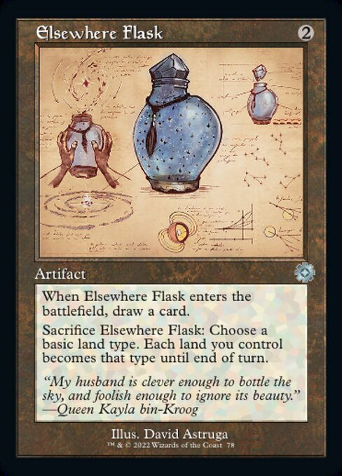 Elsewhere Flask - Foil