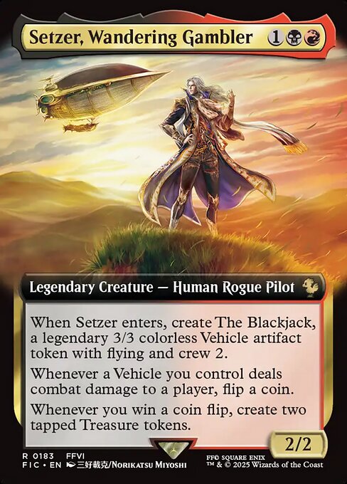 Setzer, Wandering Gambler - Foil