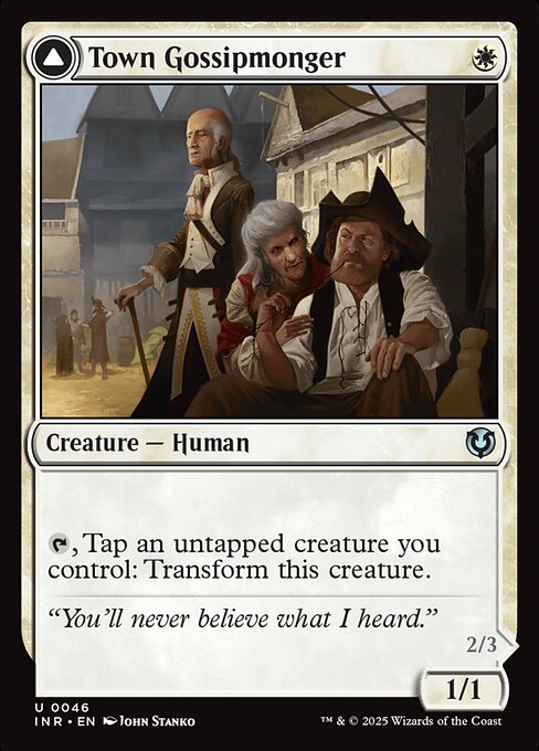 Town Gossipmonger - Foil