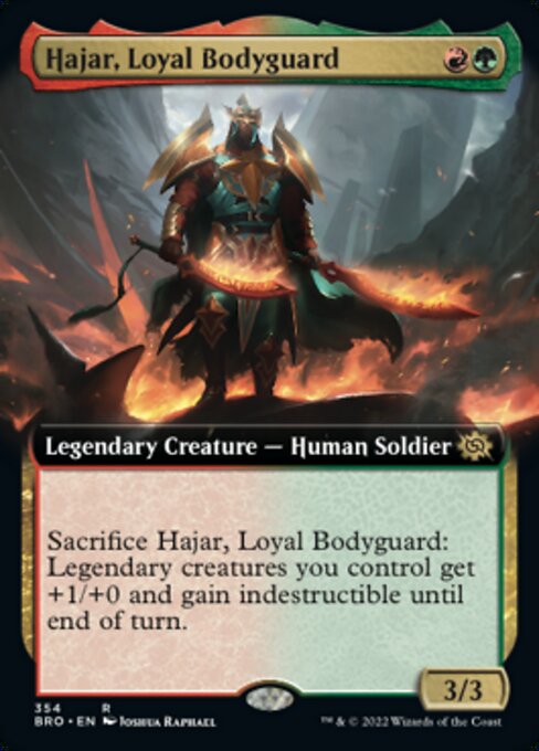 Hajar, Loyal Bodyguard - Foil
