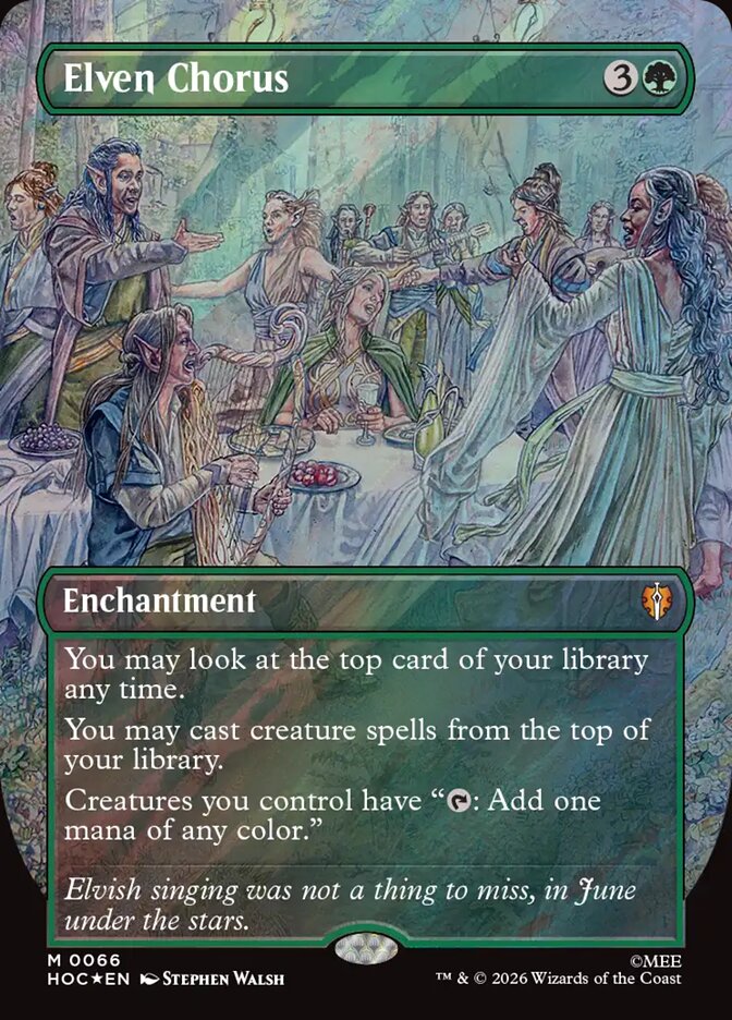 Elven Chorus - Surge Foil