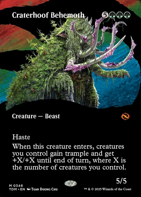 Craterhoof Behemoth - Foil
