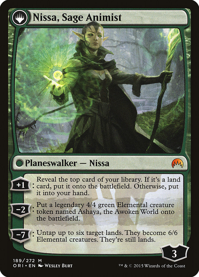 Nissa, Vastwood Seer - Foil - Prerelease Promo
