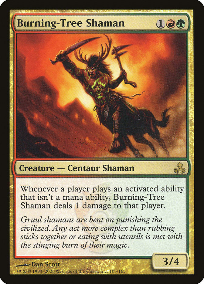 Burning-Tree Shaman - Foil