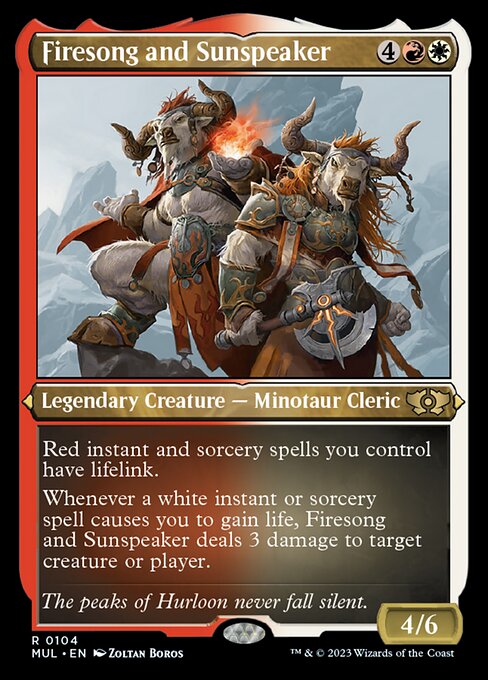 Firesong and Sunspeaker - Foil-Etched