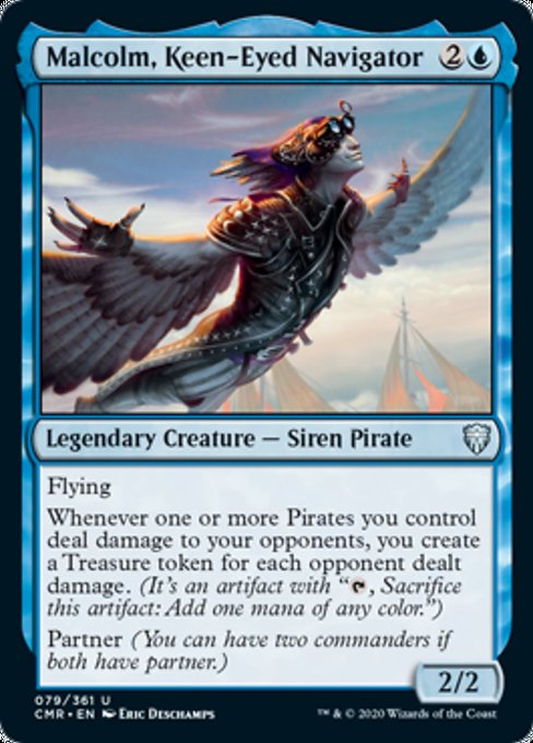 Malcolm, Keen-Eyed Navigator - Foil