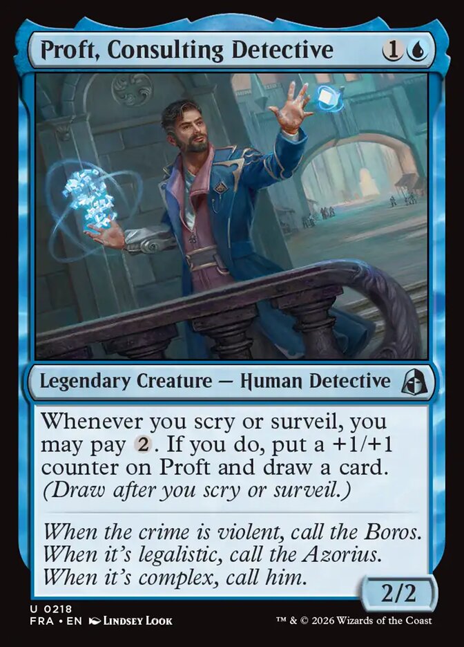 Proft, Consulting Detective - Foil