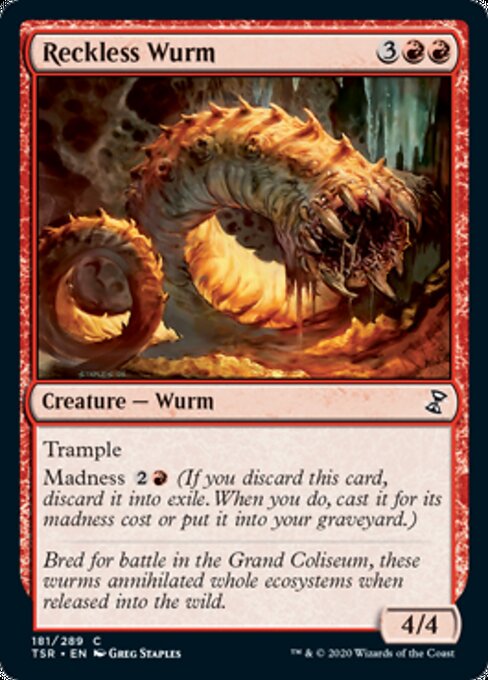 Reckless Wurm - Foil