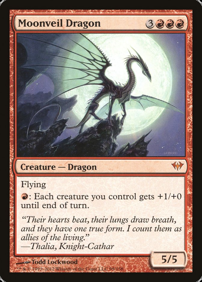 Moonveil Dragon - Foil