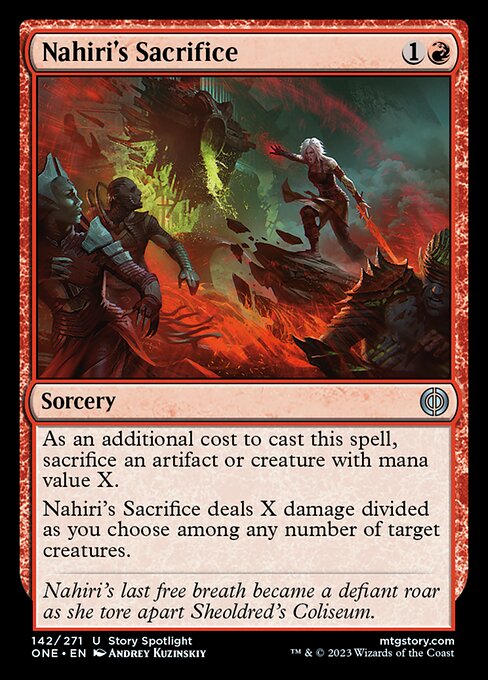 Nahiri's Sacrifice - Foil