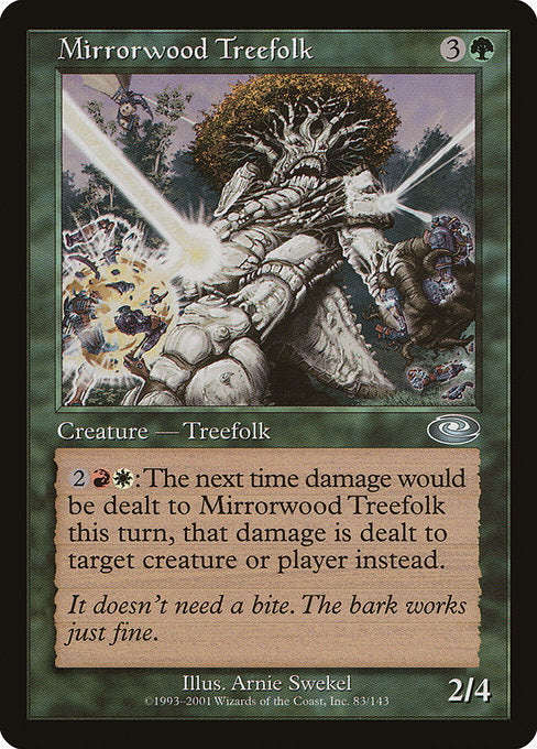 Mirrorwood Treefolk - Foil