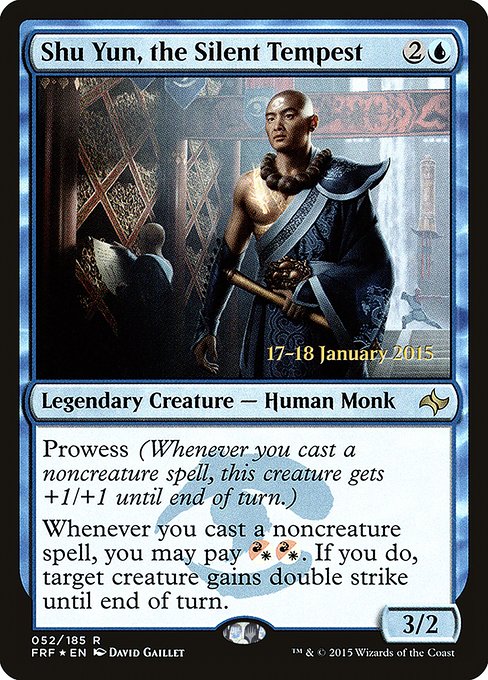 Shu Yun, the Silent Tempest - Foil - Prerelease Promo