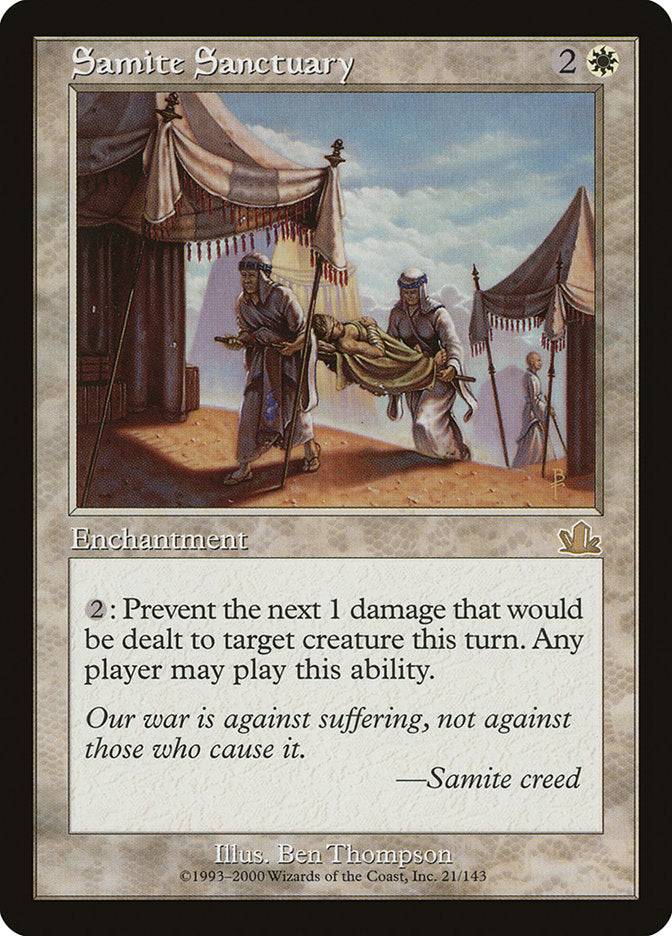Samite Sanctuary - Foil